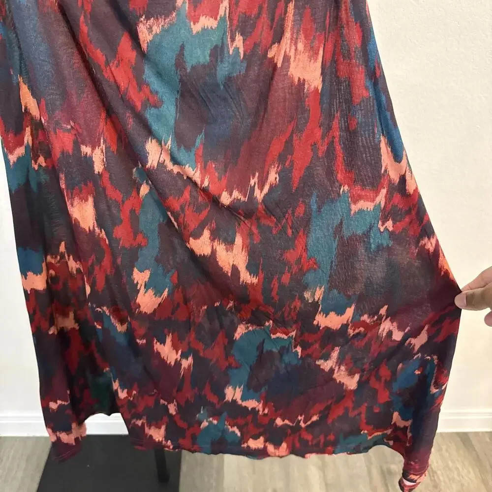 Ulla Johnson Printed Sleeveless Livia Dress w/ Side Ruching (Sz: P or 00/0) $520 - Picture 4 of 14